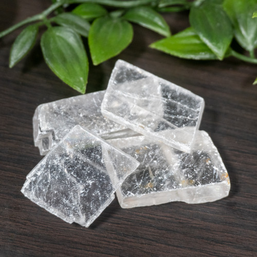 Omni New Age 1 x Calcite Iceland Spar Crystal Cube 