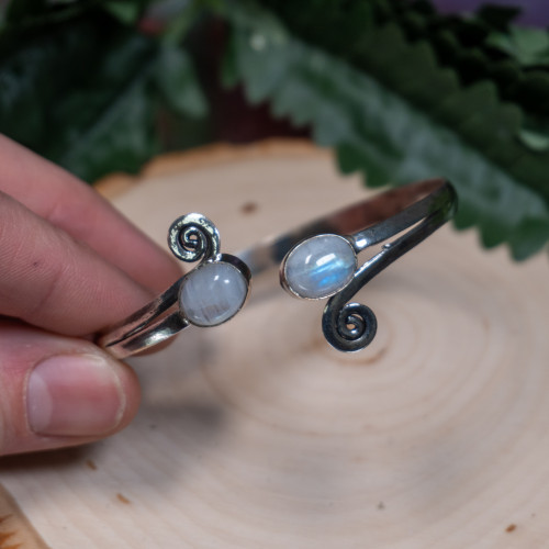 Double Moonstone Bracelet