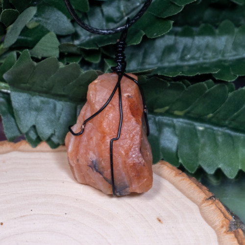 Raw Carnelian Necklace #1