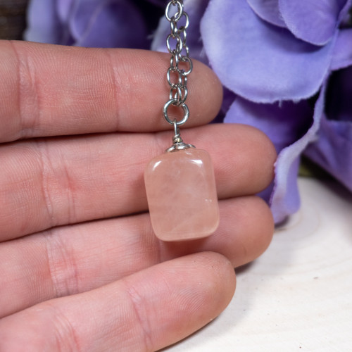 Tumbled Rose Quartz Necklace