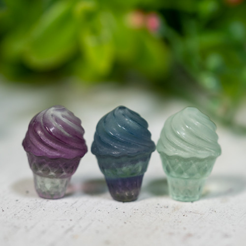 Mini Fluorite Icecream Cone