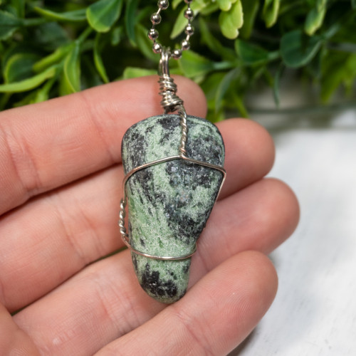 Ruby in Zoisite Necklace #1