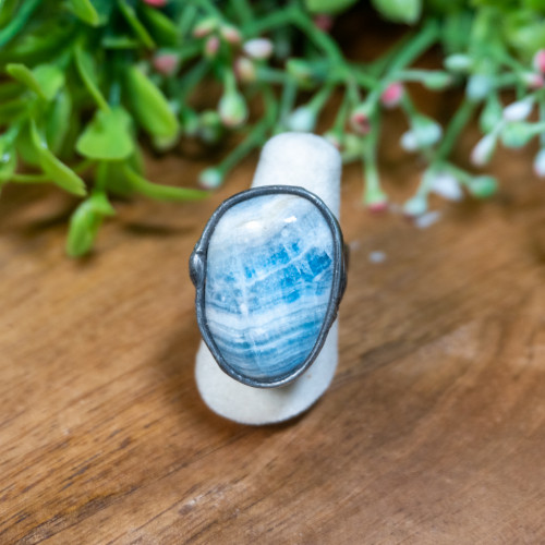Blue Scheelite Ring #1
