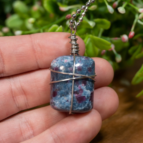 Ruby in Kyanite Necklace #2