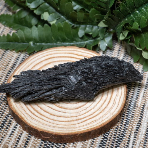 Black Kyanite Fan #6