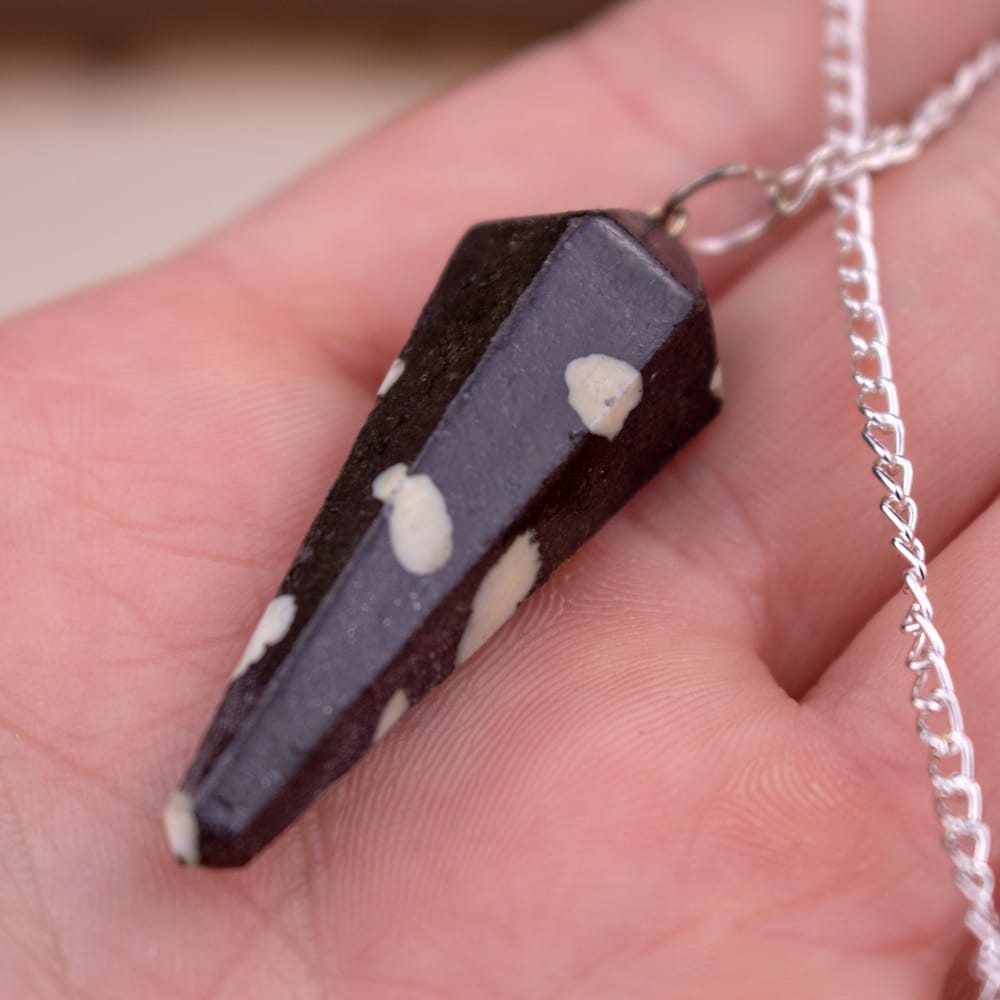 Spotted Scolecite Pendulum