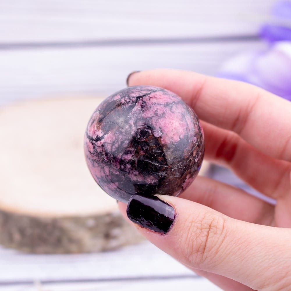 Small Rhodonite Sphere