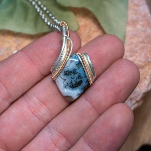 Dendritic Agate Necklace #1
