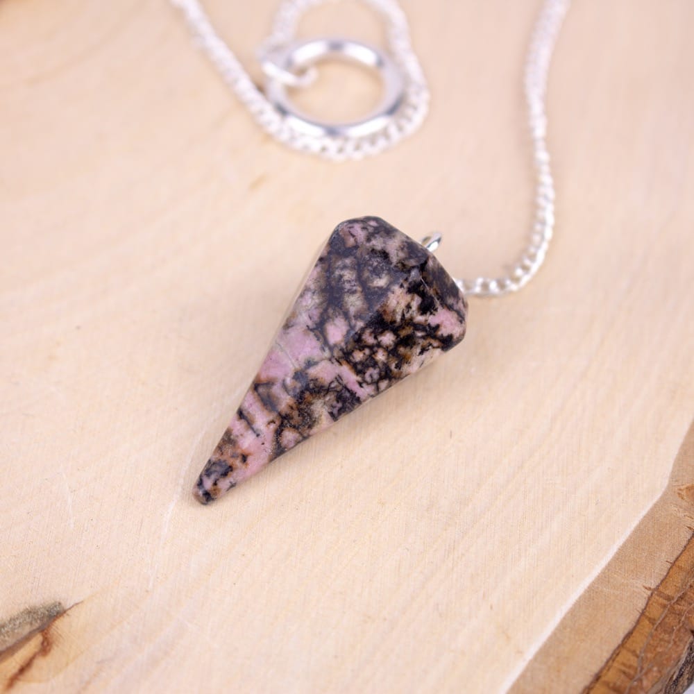 Rhodonite Pendulum