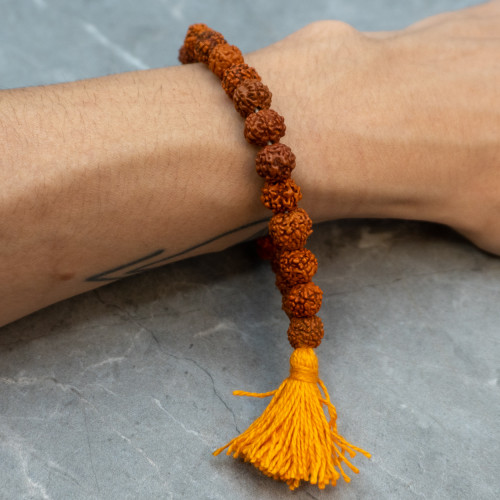 Rudraksha Tassle Bracelet