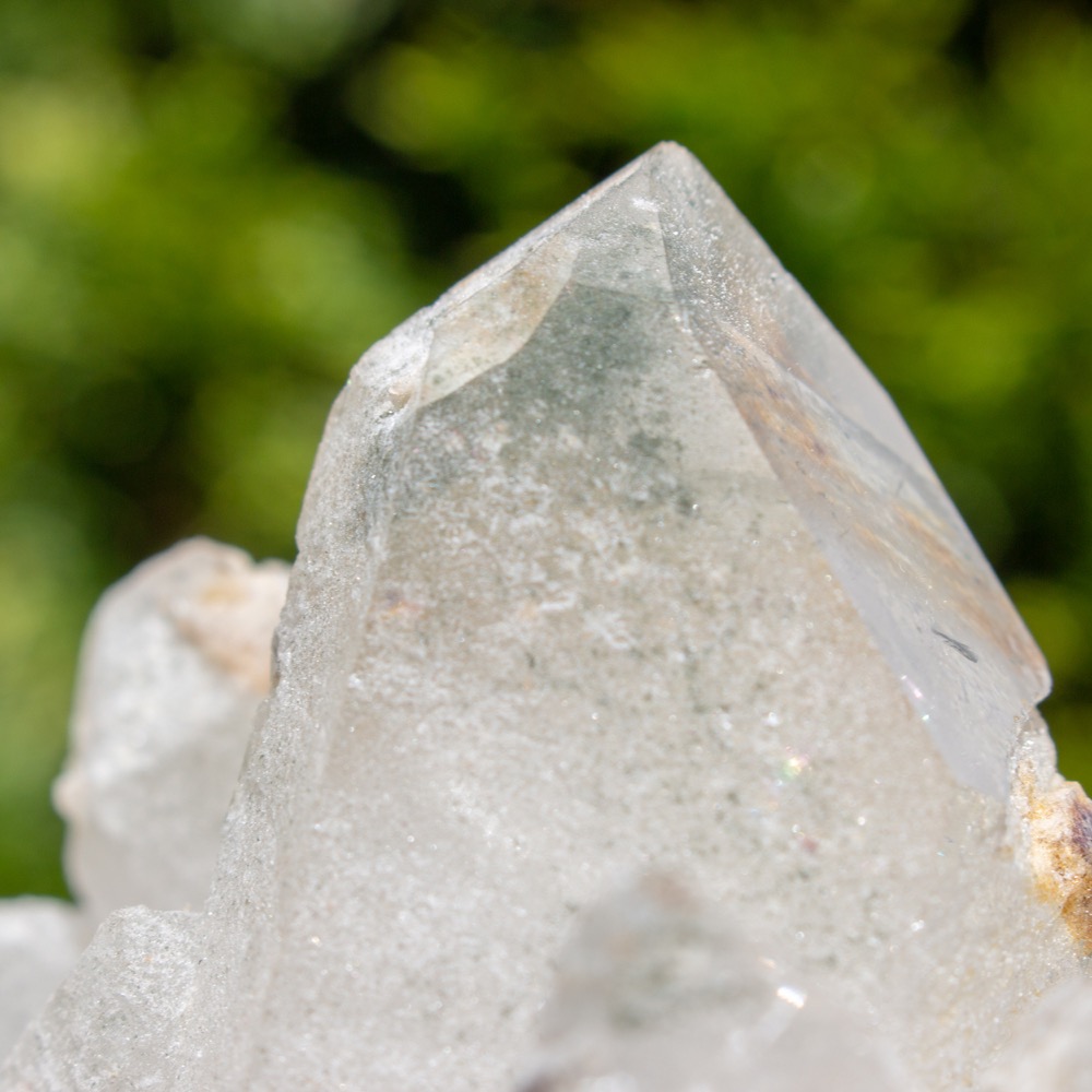 Chlorite in Quartz Family Cluster The Crystal Council