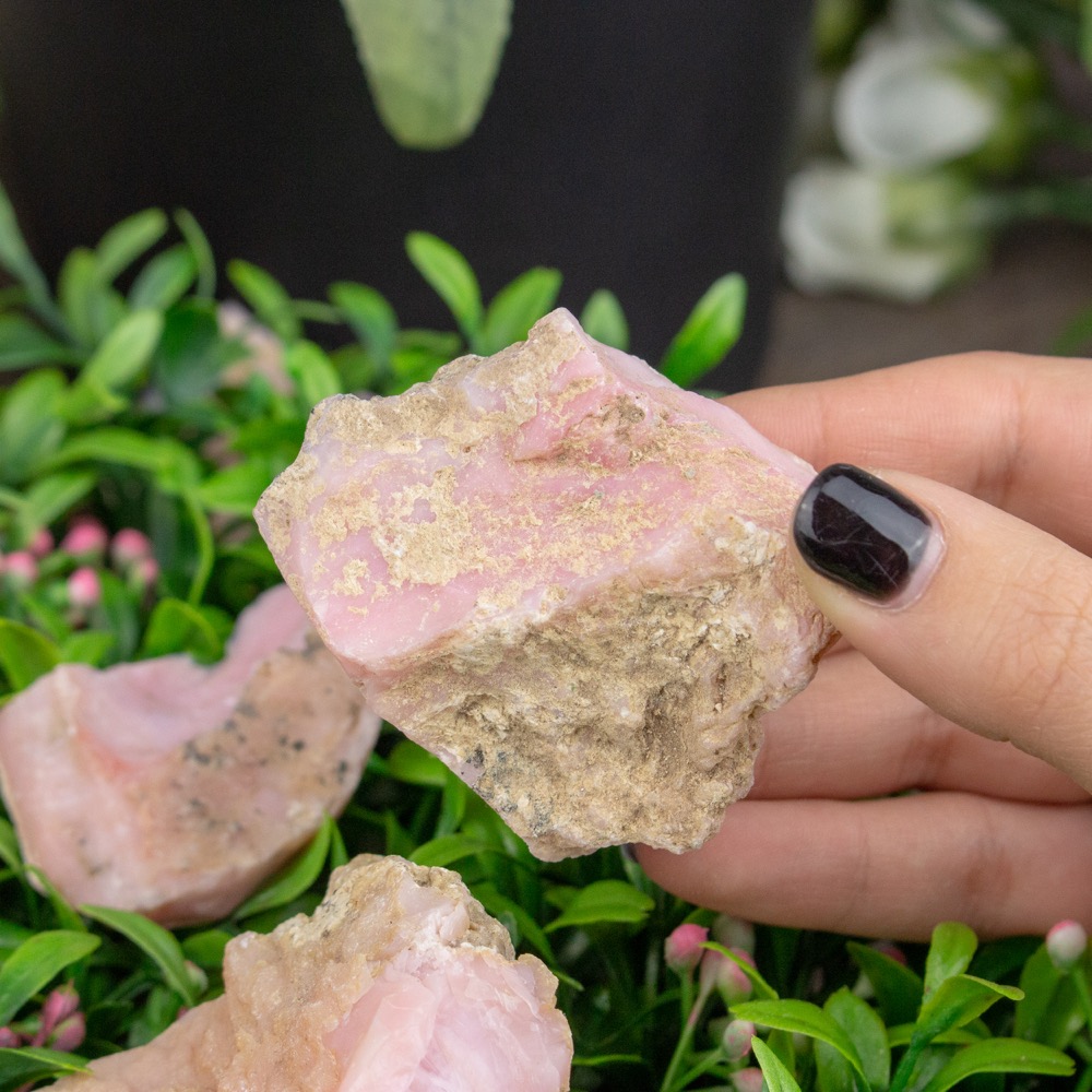 Raw Pink Chalcedony - The Crystal Council