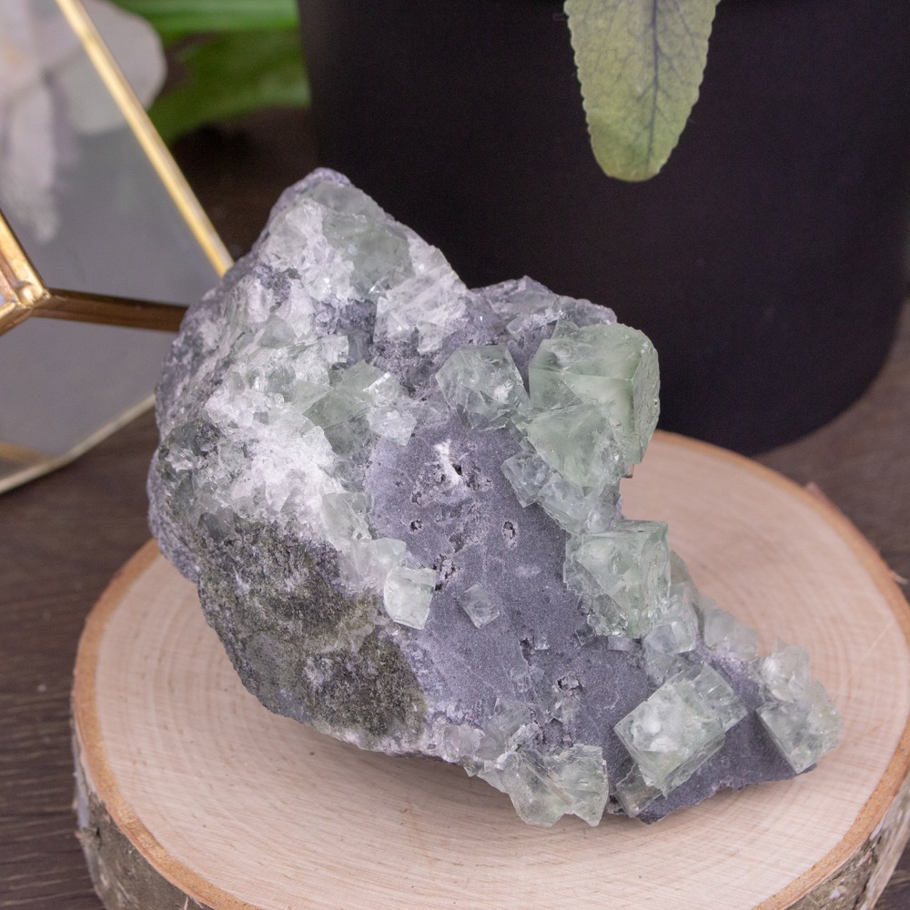 Large Fluorite on Matrix