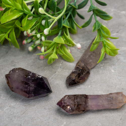 Small Smoky Amethyst Scepter