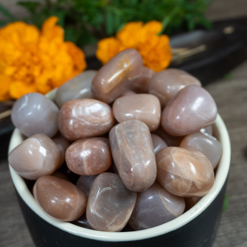 Peach Moonstone Philanthropy Stone