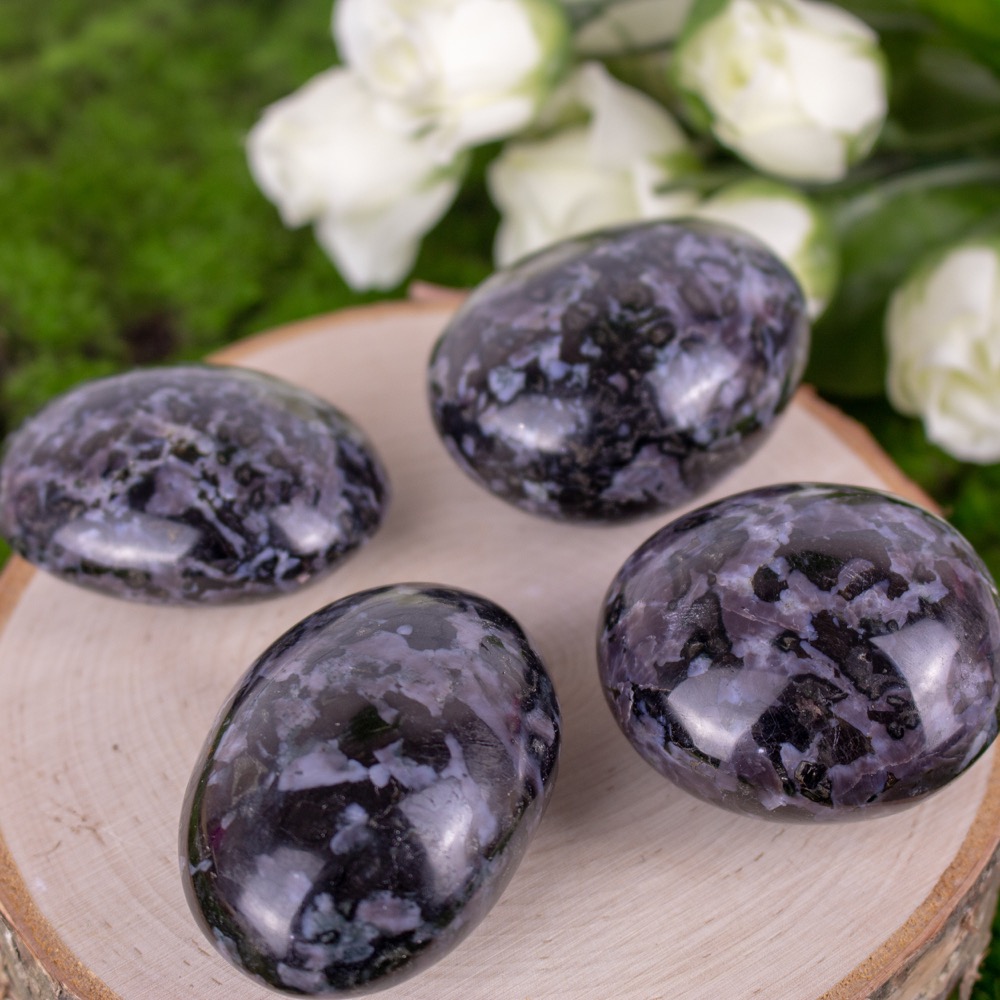 Details about   One Mystic Merlinite Indigo Gabbro Rough Stone 30-40mm Reiki Healing Crystal 