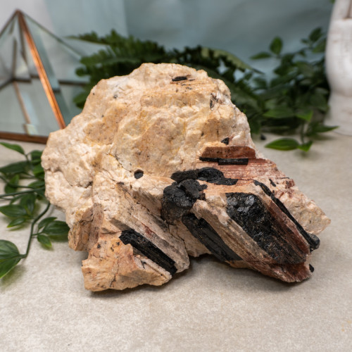 Black Tourmaline in Feldspar #4