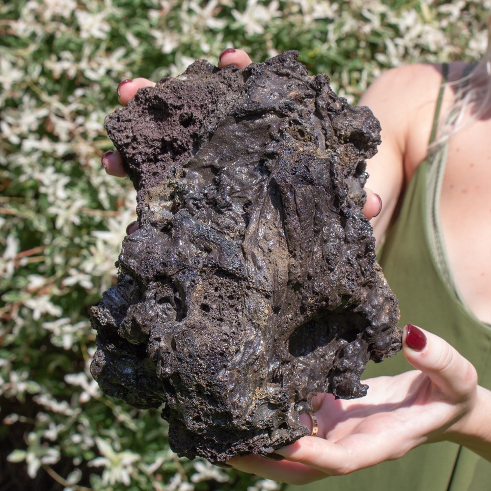 Large Black Iceland Lava