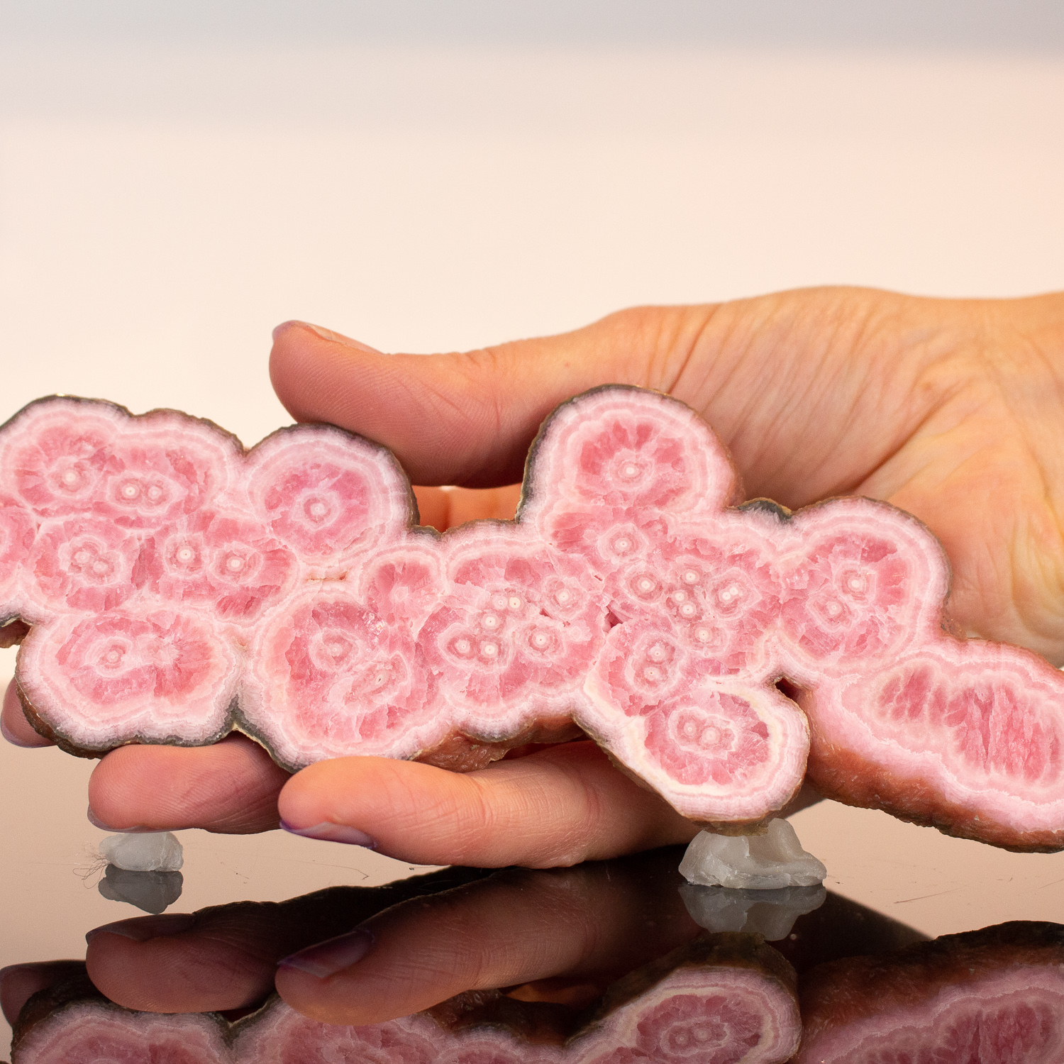 Rhodochrosite Slice