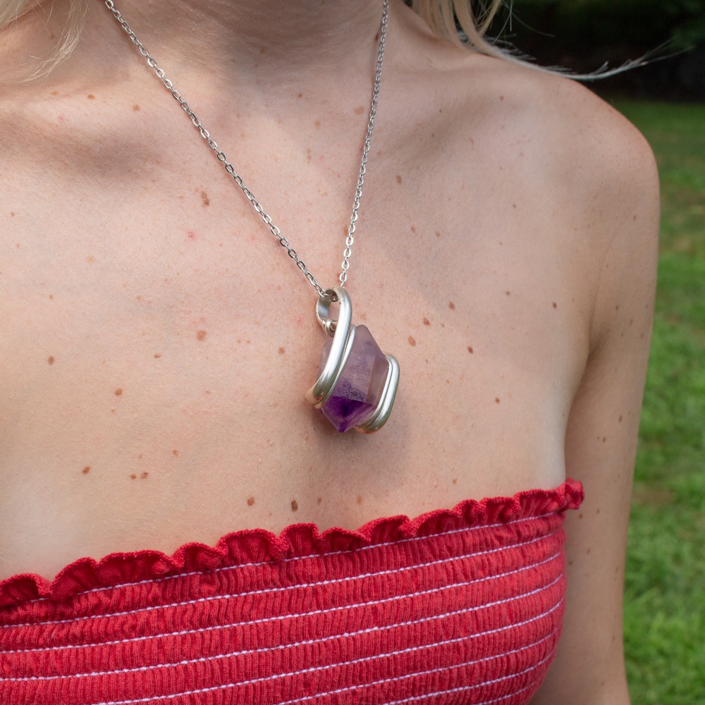 Fire Amethyst Wrap The Crystal Council