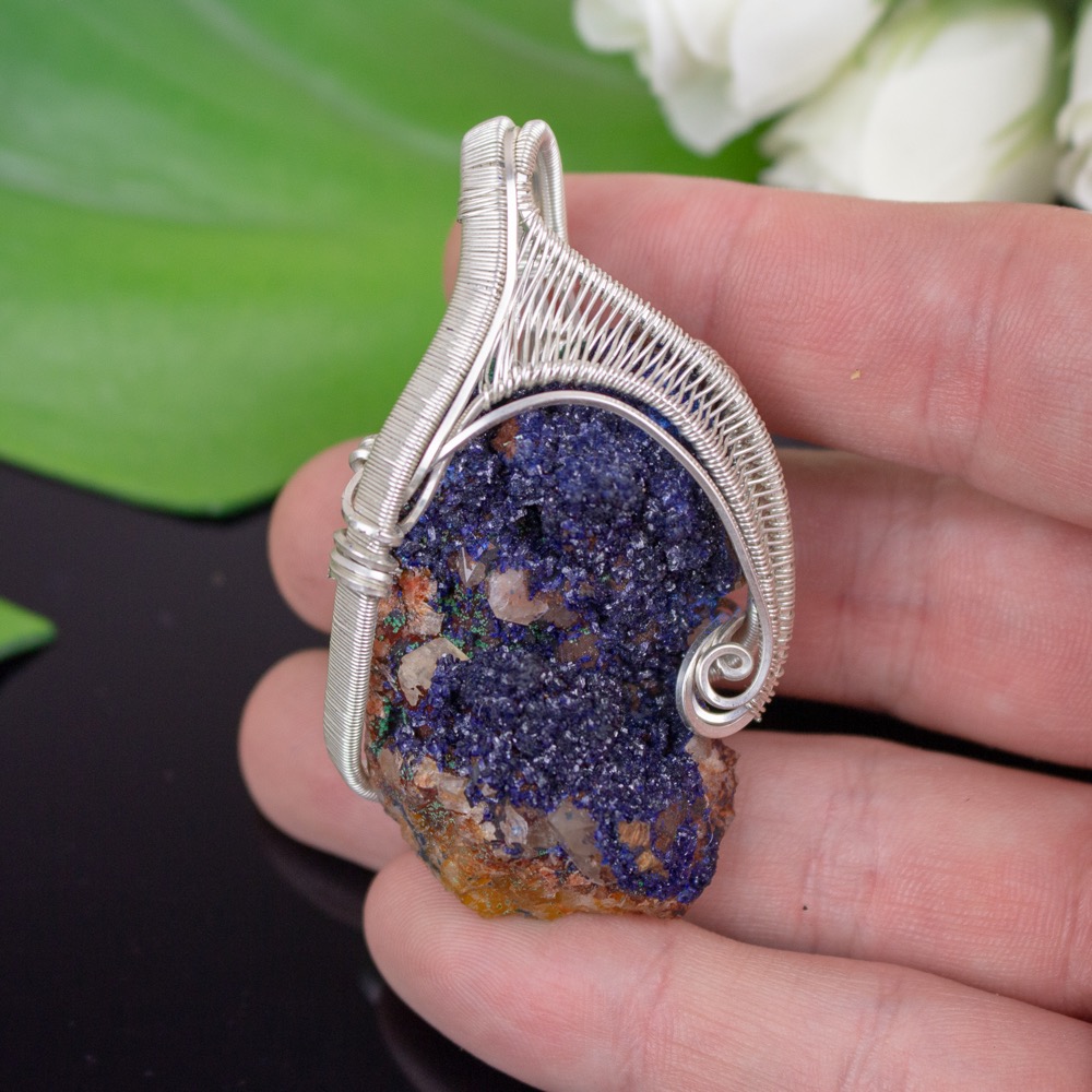 Raw Azurite Wrap
