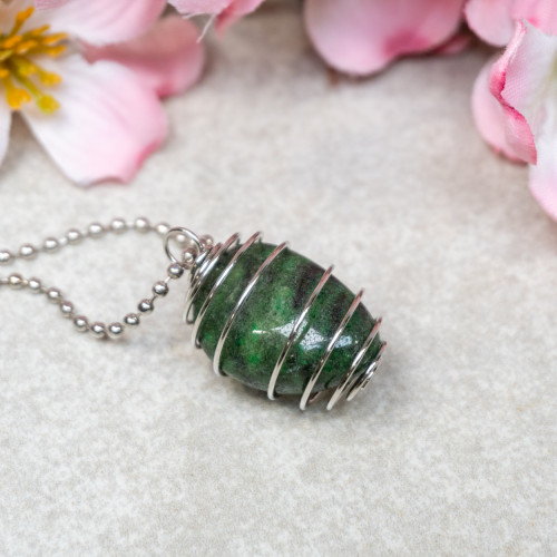 Interchangeable Crystal Holder Necklace