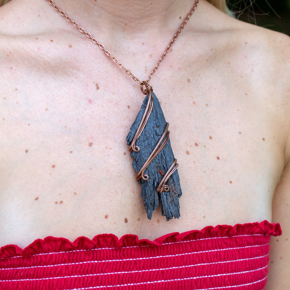Black Kyanite Wrap
