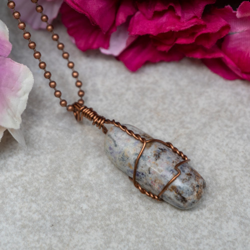 Bolivianite Polished Bronze Necklace