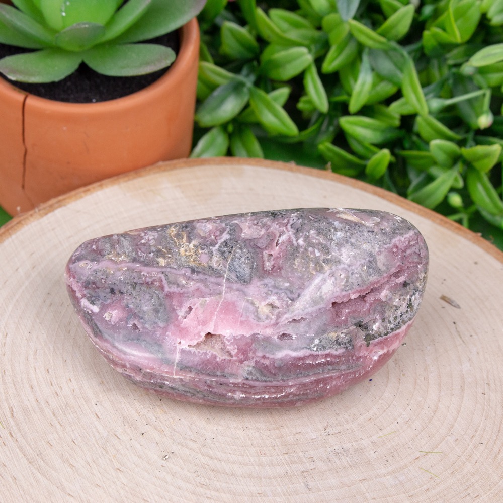Medium Polished Rhodochrosite #1