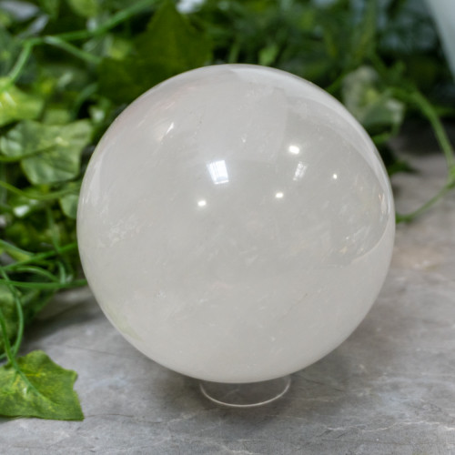 White Calcite Sphere #4