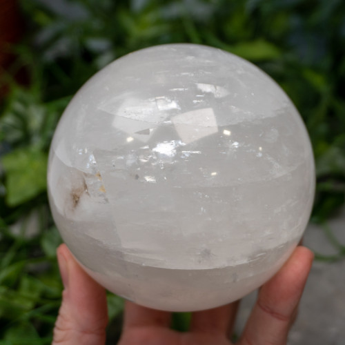 White Calcite Sphere #2
