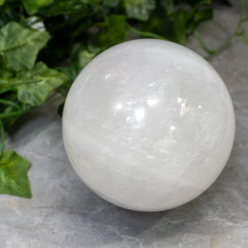 White Calcite Sphere #1