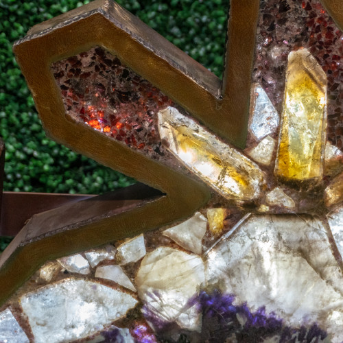 Triple Mounted Crystal Light