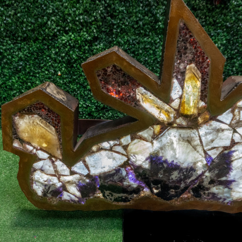 Triple Mounted Crystal Light