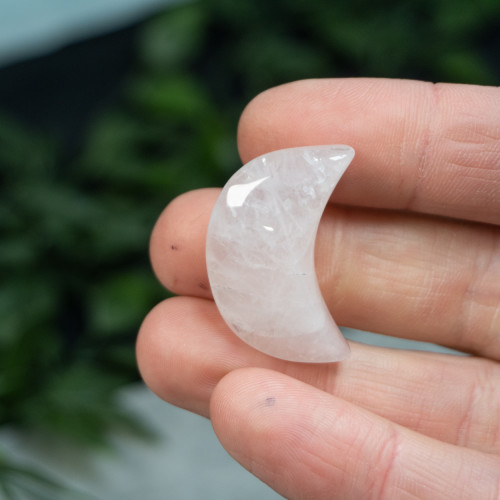 Rose Quartz Crescent Moon Random