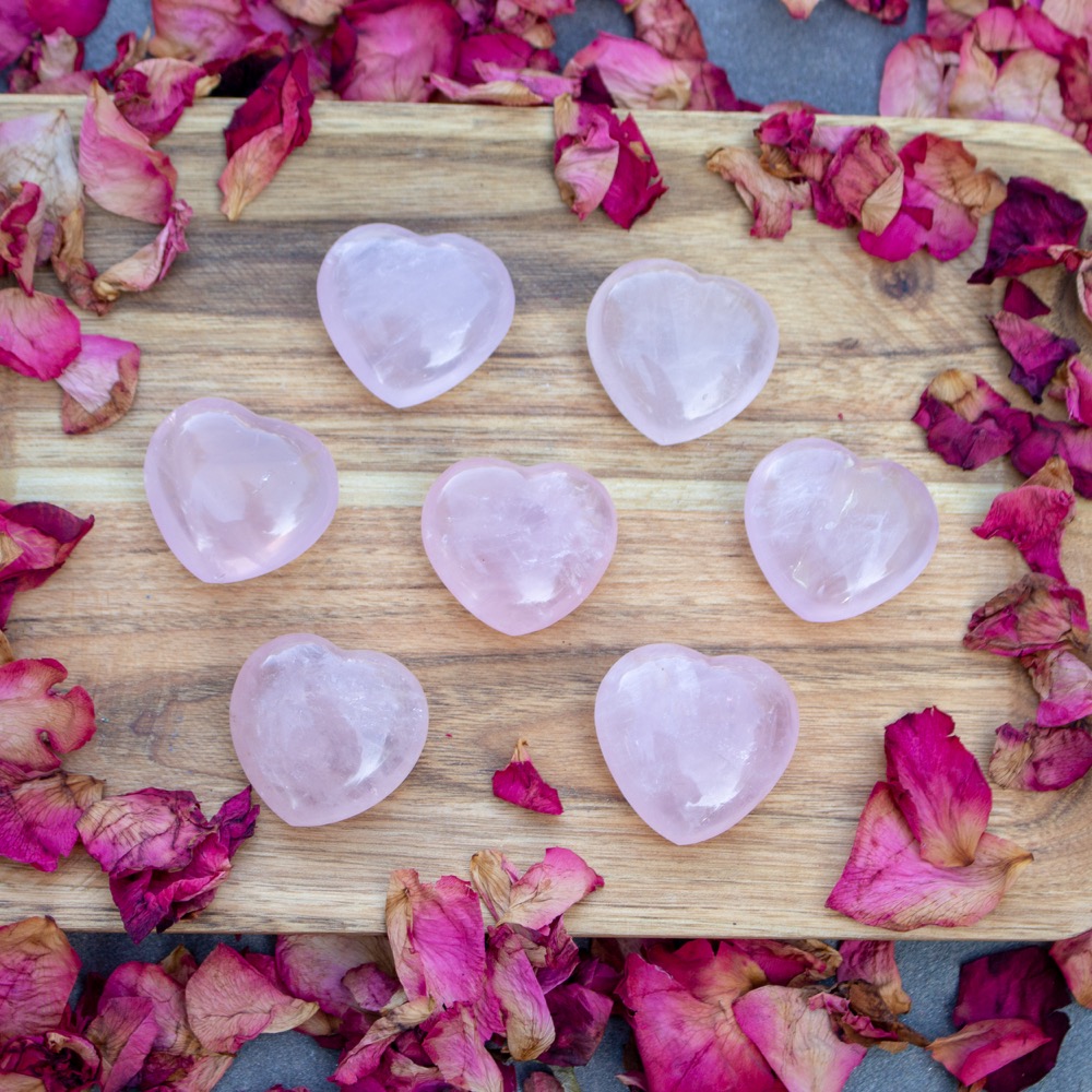 Make-A-Wish Charity - Rose Quartz Heart