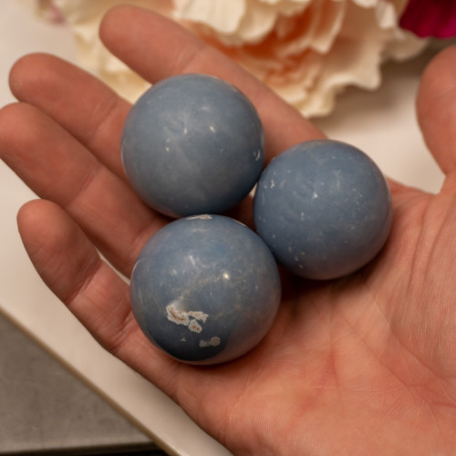 Angelite Large Sphere