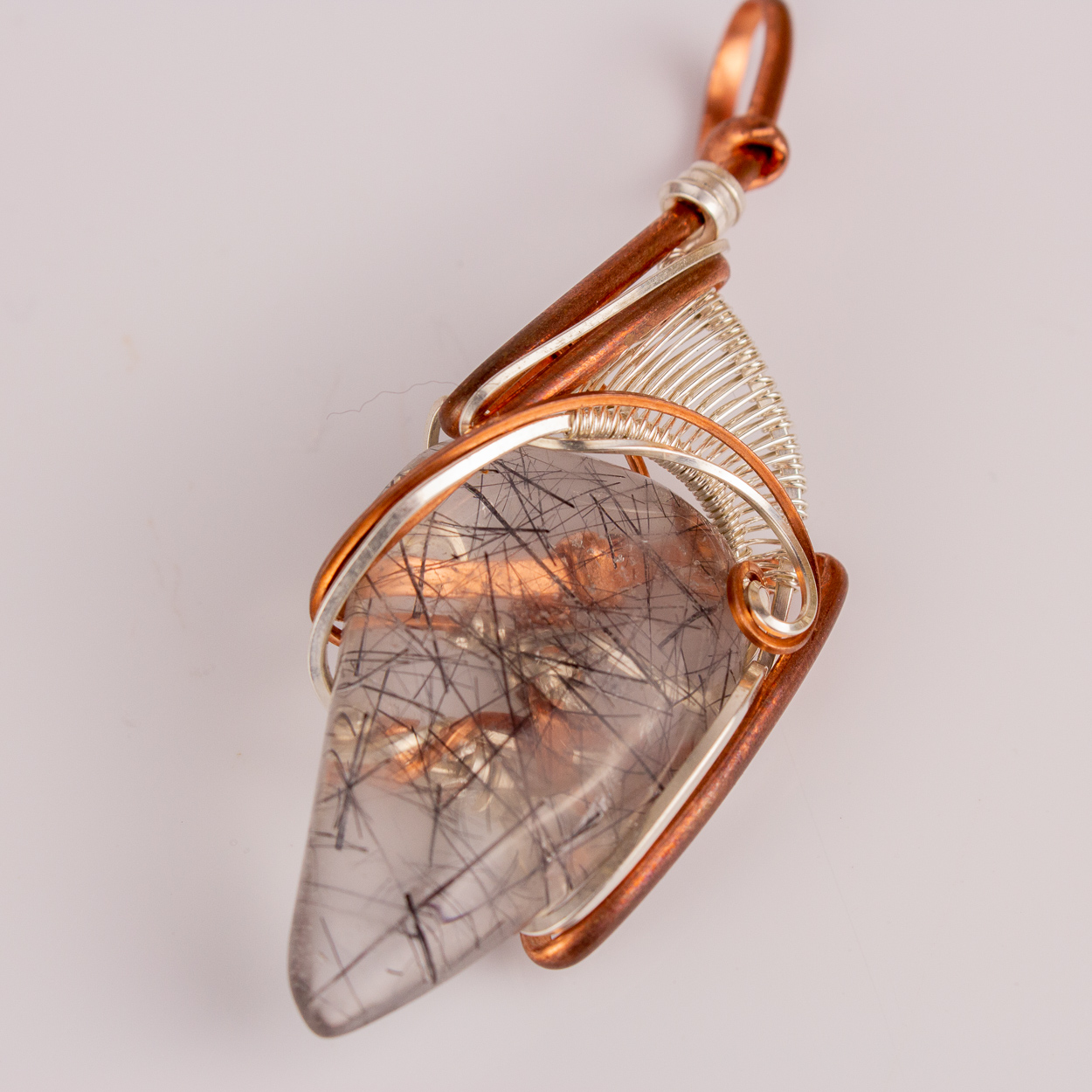 Black Tourmalated Quartz