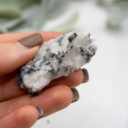Raw Silver on Calcite #9