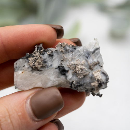 Raw Silver on Calcite #3