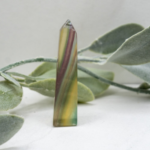 Rainbow Fluorite Tower #3