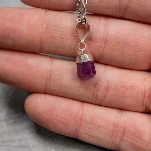 Ruby Pendant Necklace Random