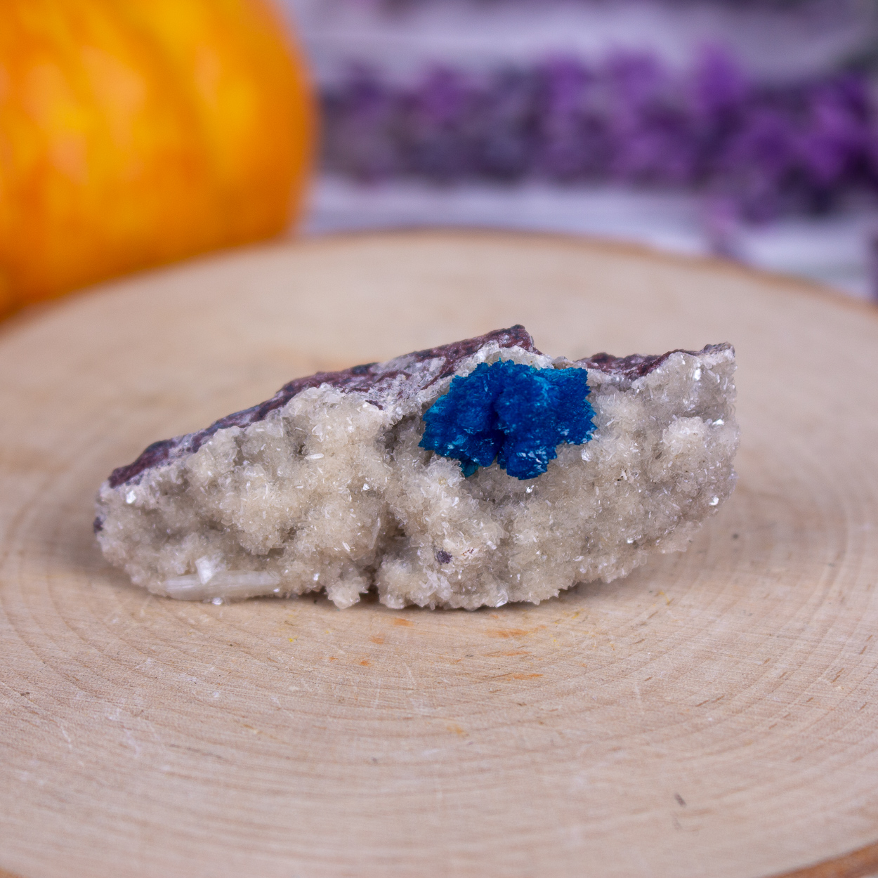 Raw Cavansite on Stilbite (Top Tier) #3