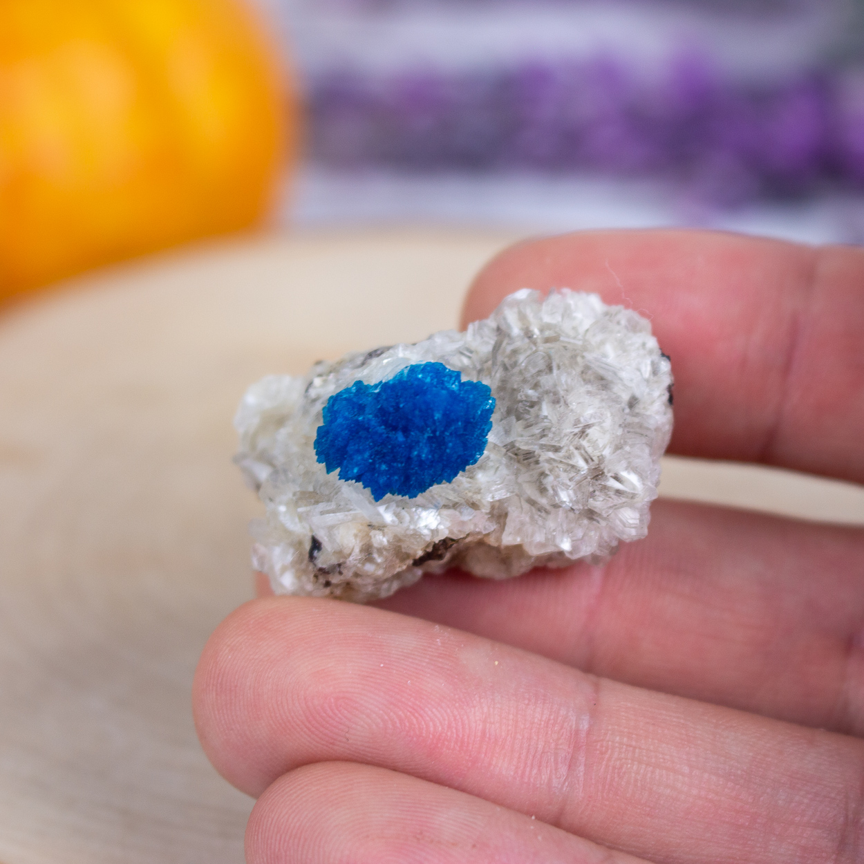 Raw Cavansite on Stilbite (Top Tier) #2