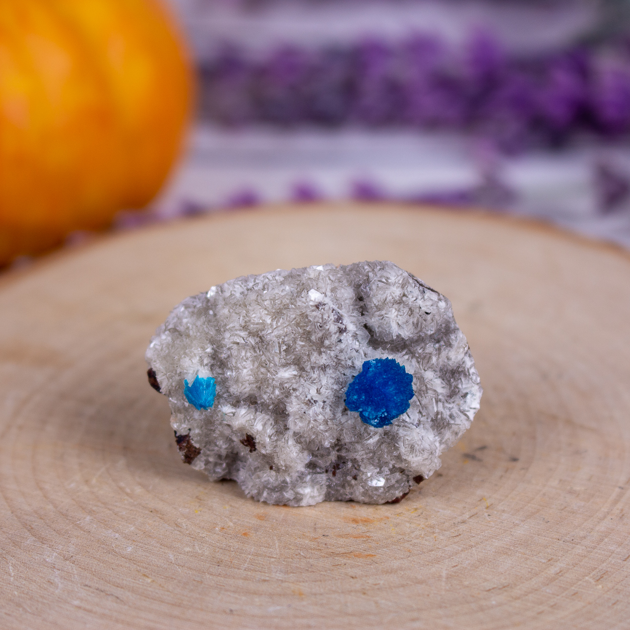 Raw Cavansite on Stilbite (Top Tier) #1