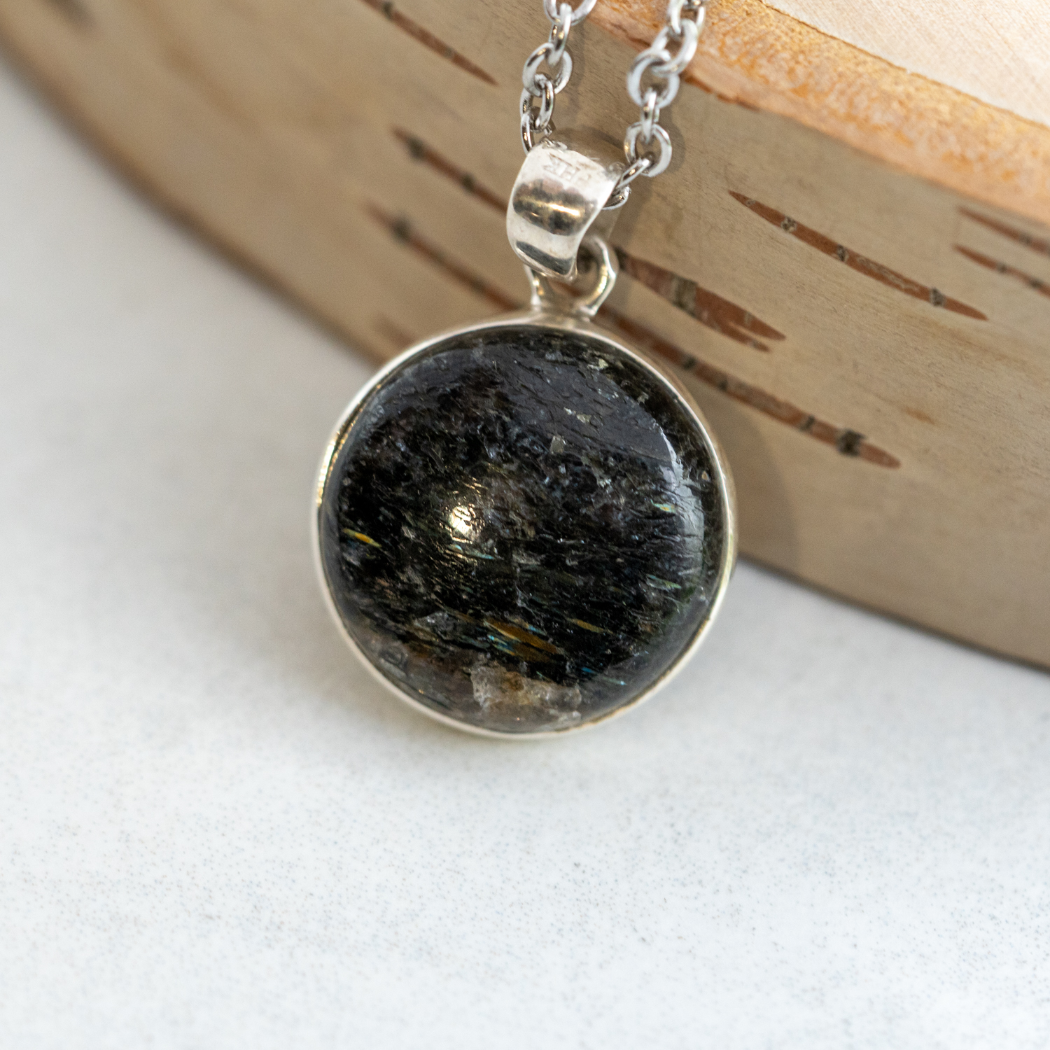 Nuummite Necklace #9 - The Crystal Council