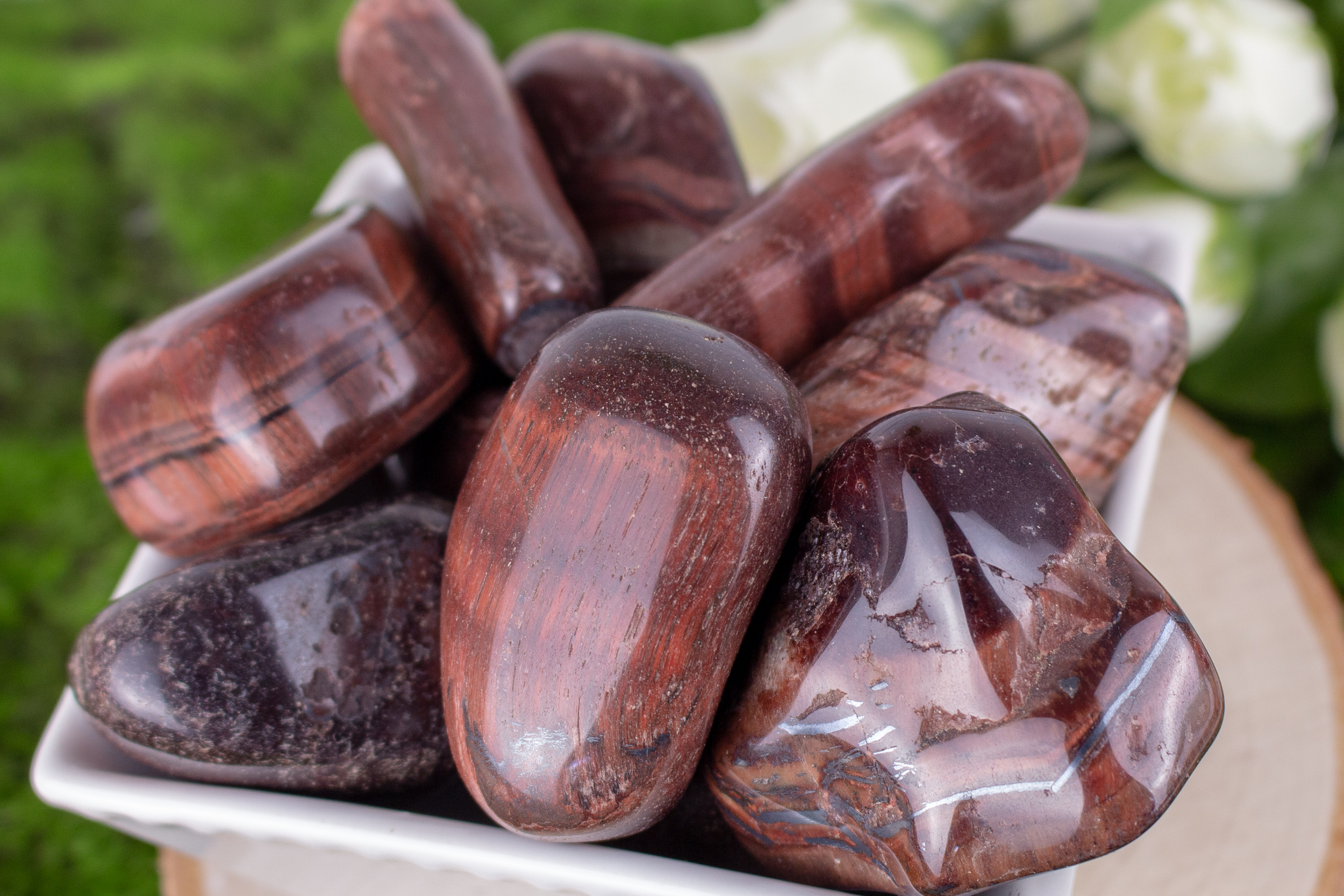 Tiger eye red stone new arrivals