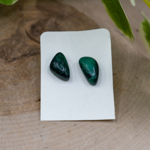 Malachite Stud Earring #12