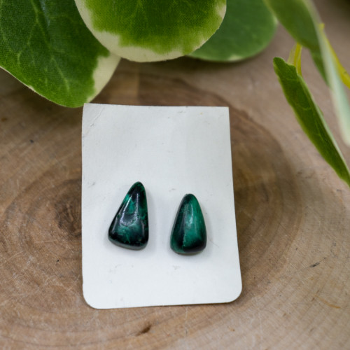 Malachite Stud Earring #5