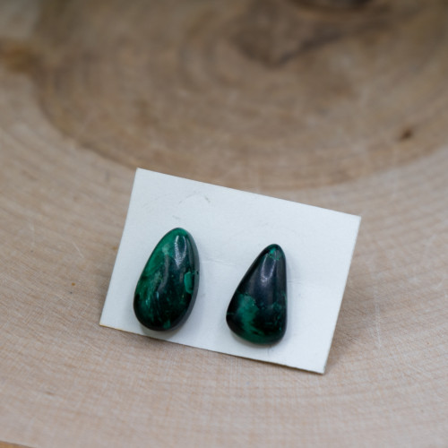 Malachite Stud Earring #3